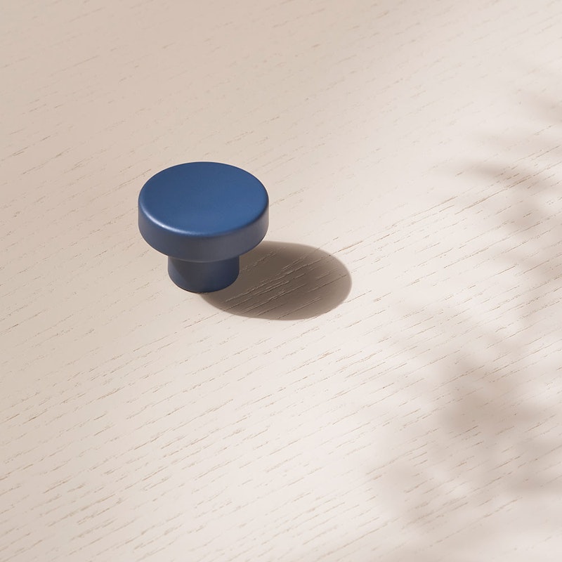 Circular Knob,  Toniton Blue