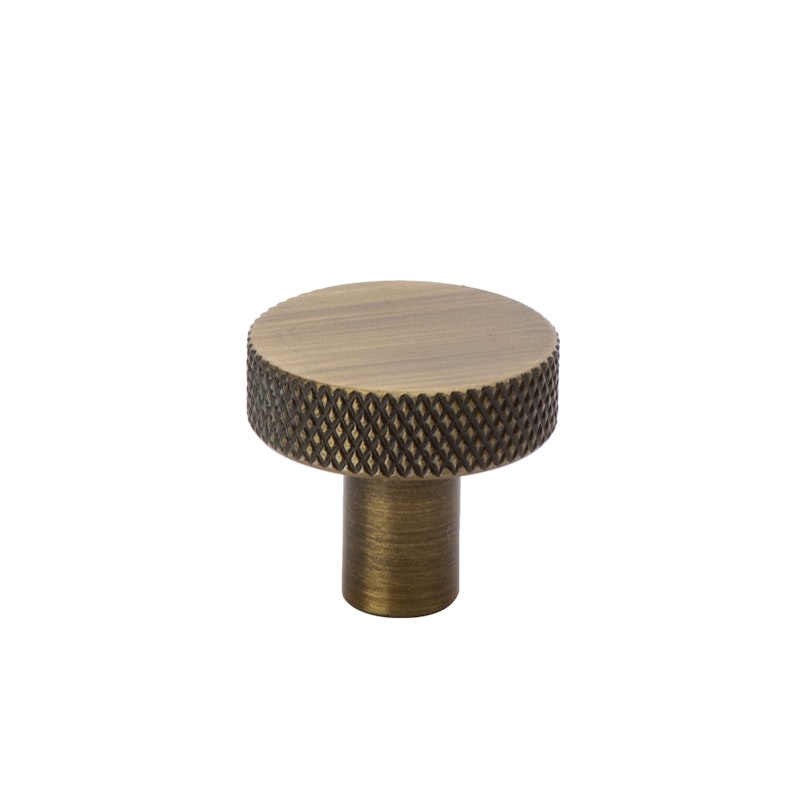 Flat Knob 26, Antique Bronze