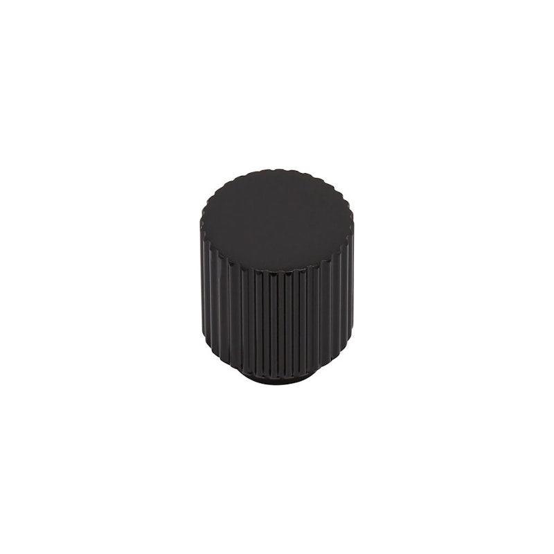 Helix Stripe Knob, Matte black