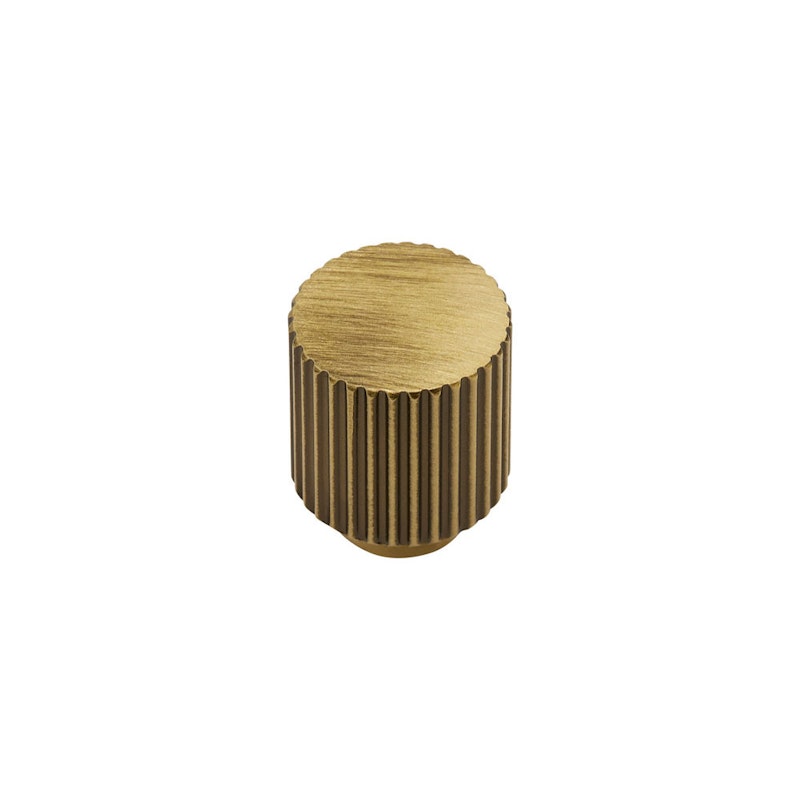 Helix Stripe Knob, Antique bronze