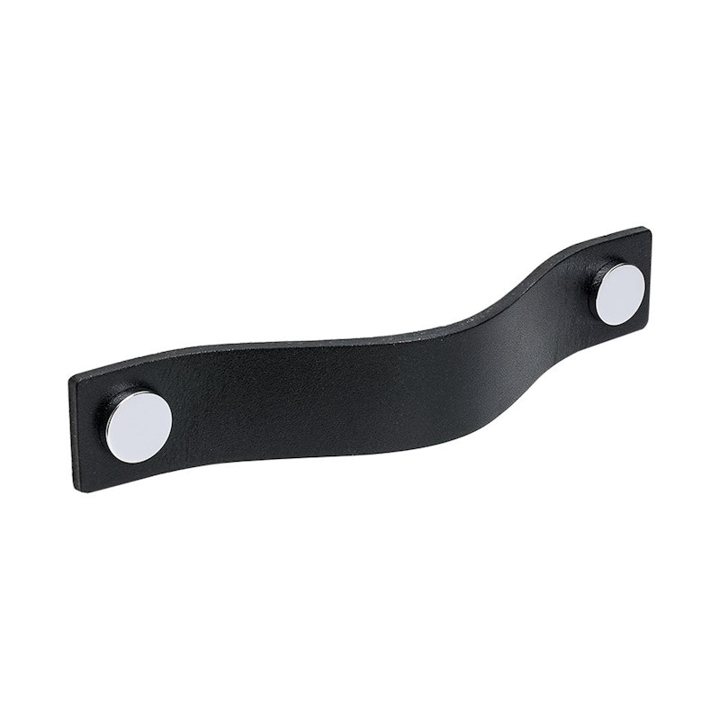 Loop Handle L, Black/Polished Chrome