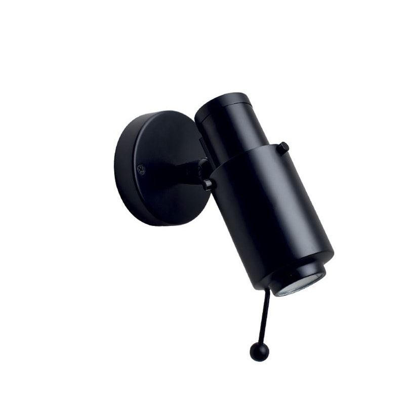 Biny-Spot Wall Lamp, Black/Black