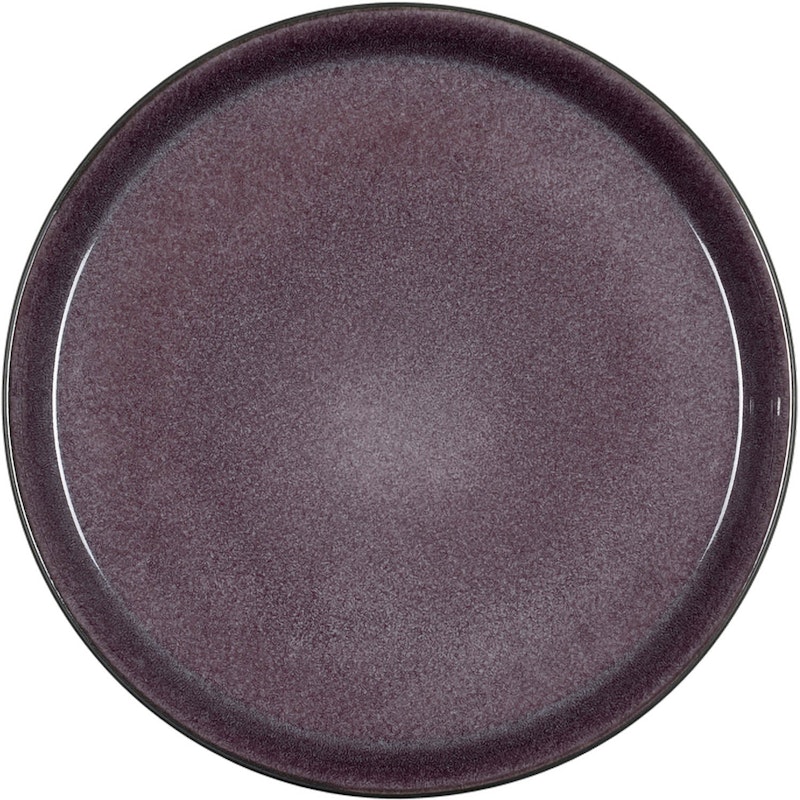 Gastro Plate Ø27 cm, Black/Purple