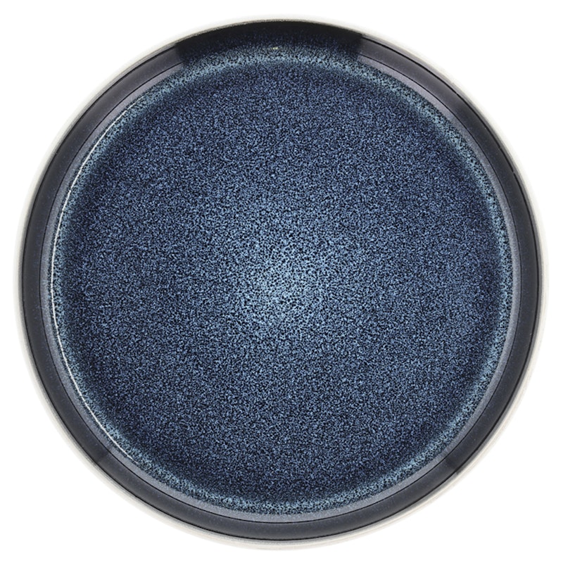 Gastro Plate Ø21 cm, Dark Blue / White