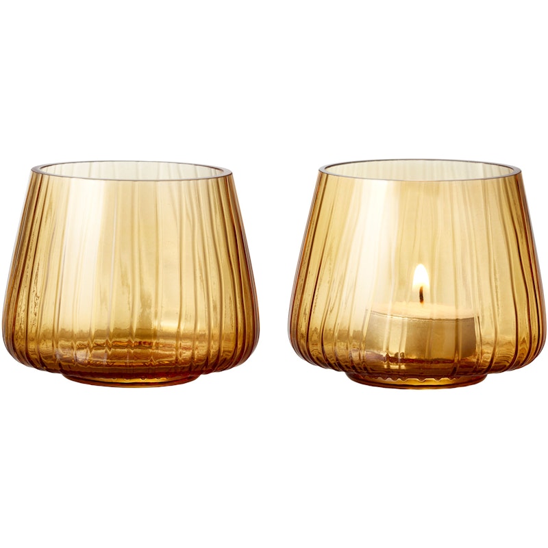 Kusintha Candle Holder 2-pack, Amber