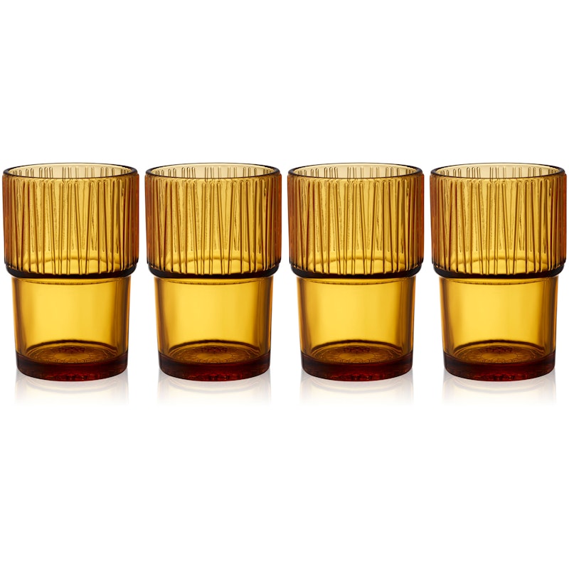 Kusintha Glass 4-pack 38 cl, Amber