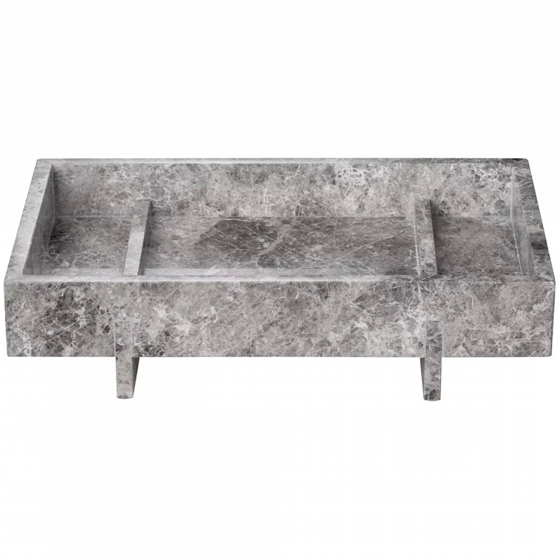 ABENTO Marble Tray 30x18 cm, Sharkskin