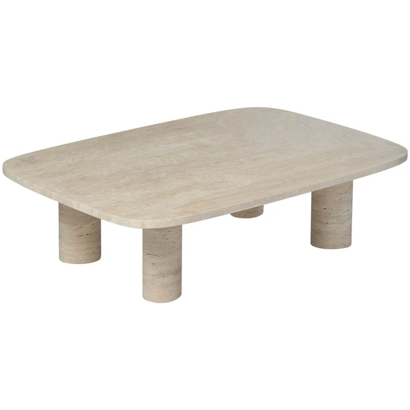 Volos Coffee Table 100x70 cm, Travertine