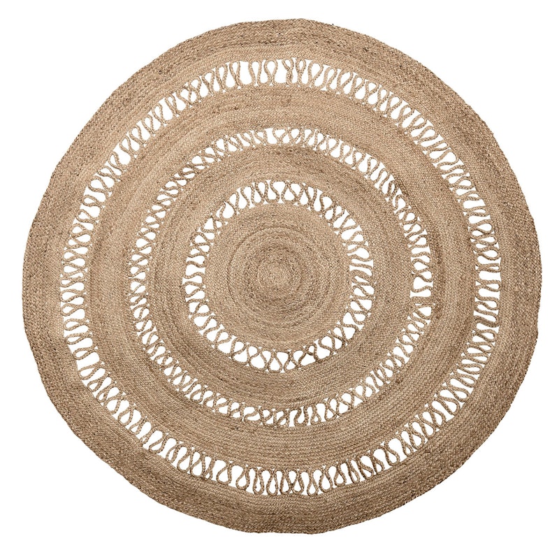 Jute Rug Ø182 cm, Nature