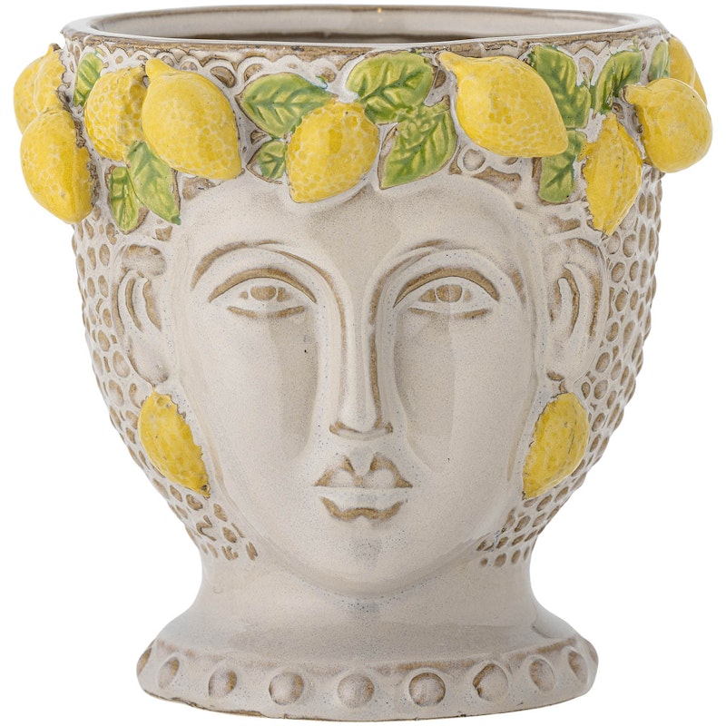 Limone Flower Pot, Yellow