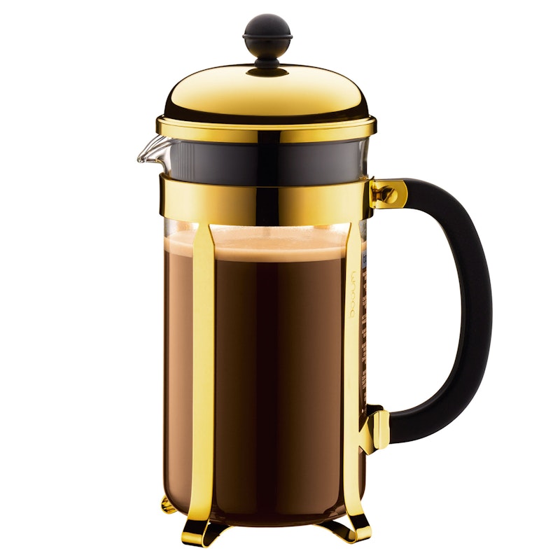 Chambord Coffee maker 8 Cups, Gold