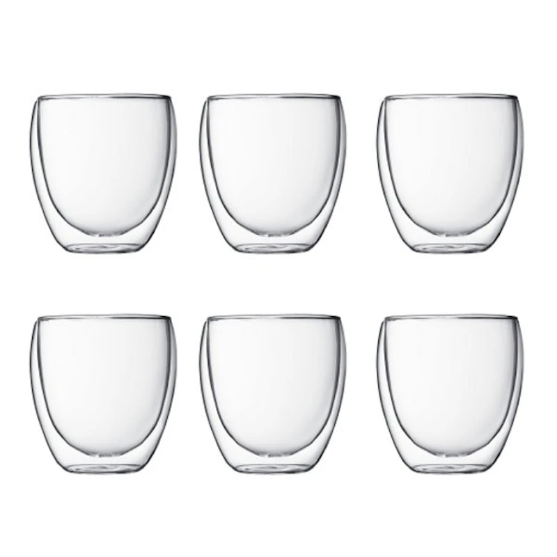 PAVINA Double wall Glass 25 cl, 6-pcs