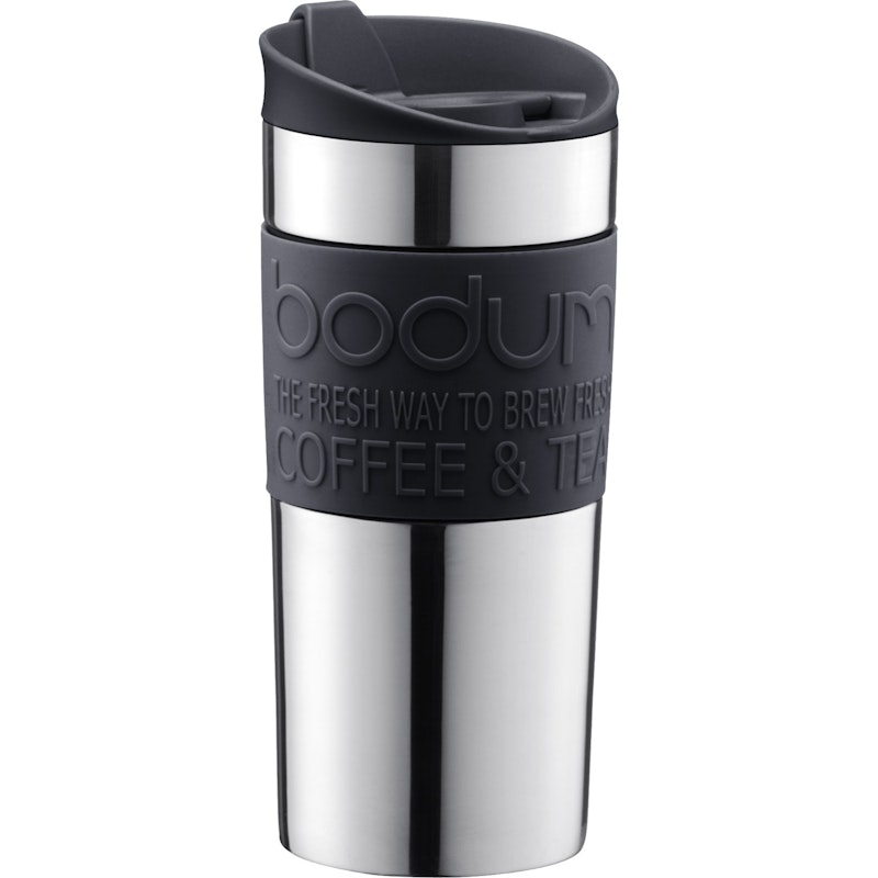 Travel Travel Mug 0,35 L, Black/Chrome