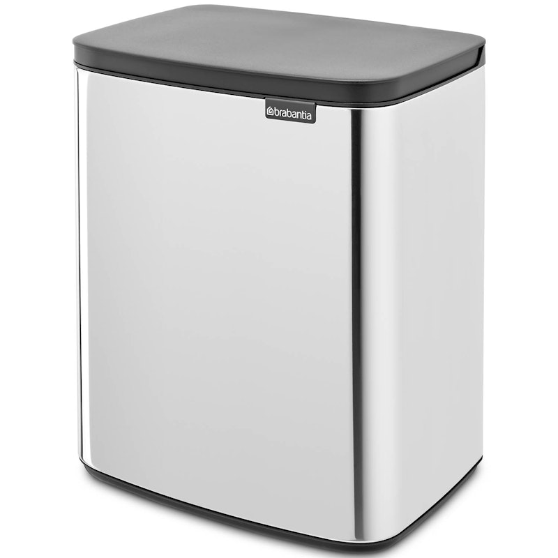 Bo Paper Bin 12 L, Brilliant Steel