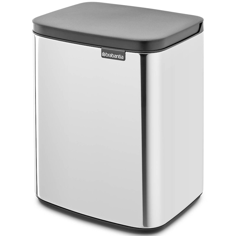 Bo Paper Bin 7 L, Brilliant Steel