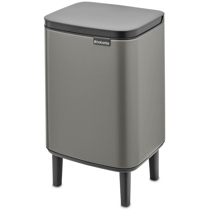 Bo Paper Bin With Leg 7 L, Platinum