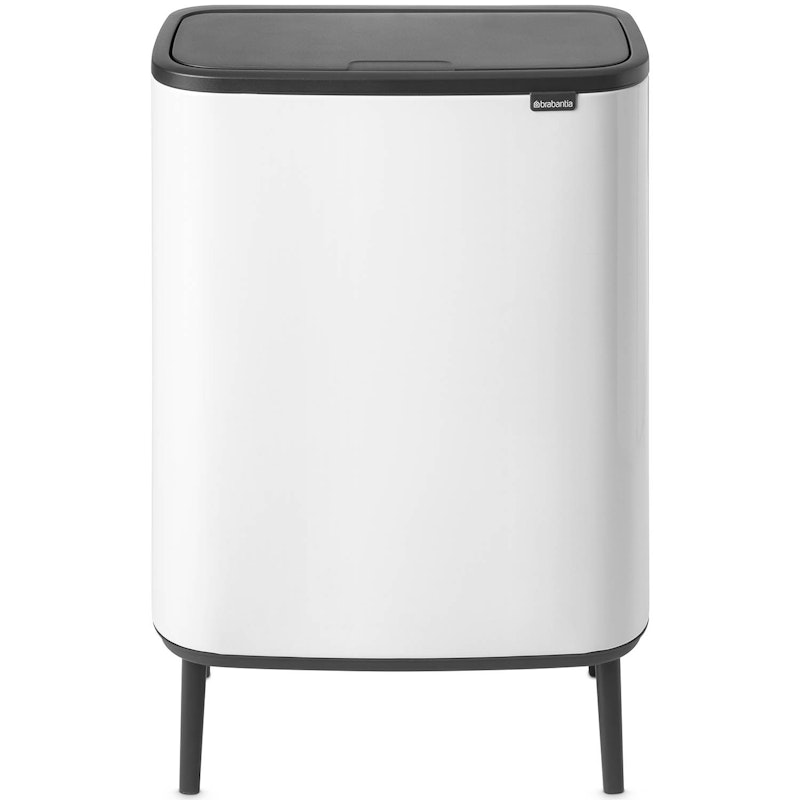 Bo Touch Top Paper Bin 2 x 30L, White