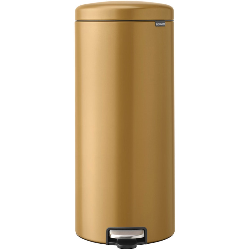 NewIcon Pedal Bin 30L, Warm Gold