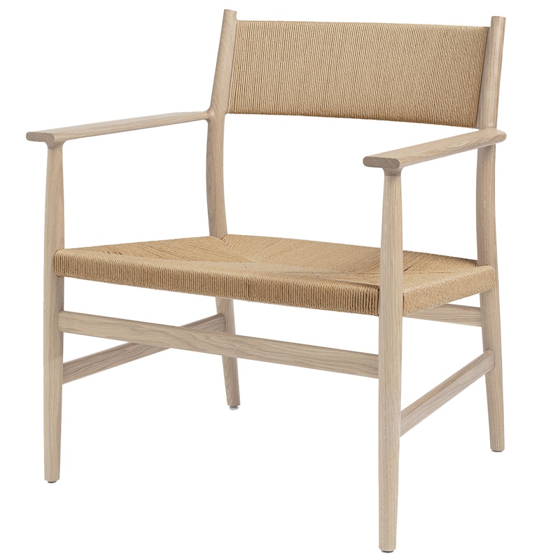 Arv Lounge Chair, White Pigmented Oak