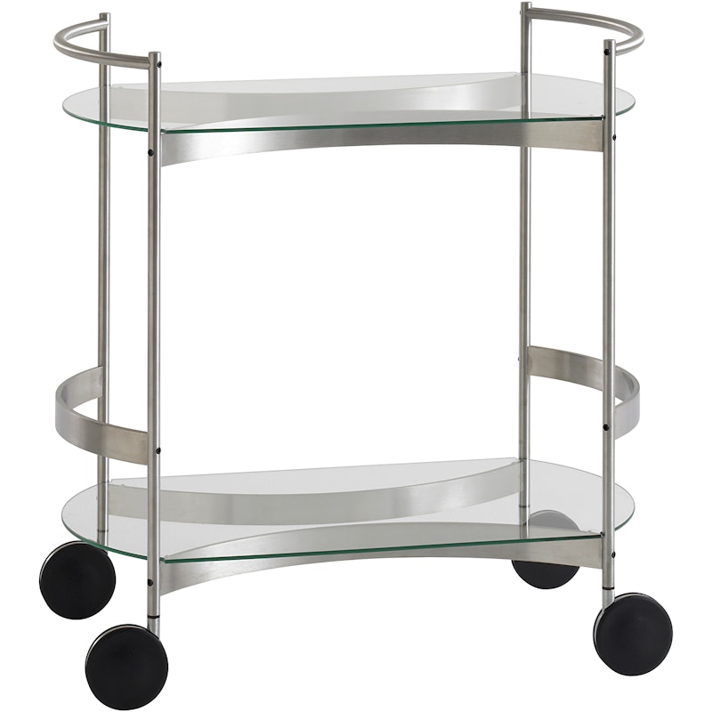 Orbis Mobile Trolley, Glass / Stainless Steel