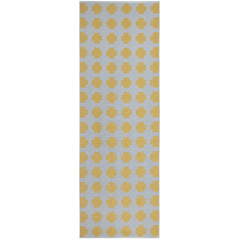 Paloma Rug 70x250 cm, Grey / Mustard