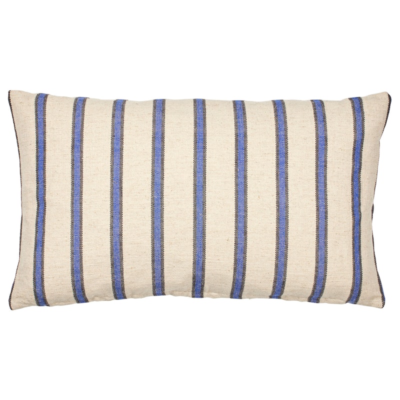 Dagmar Cushion Cover Off-white/Intense Blue, 30x50 cm