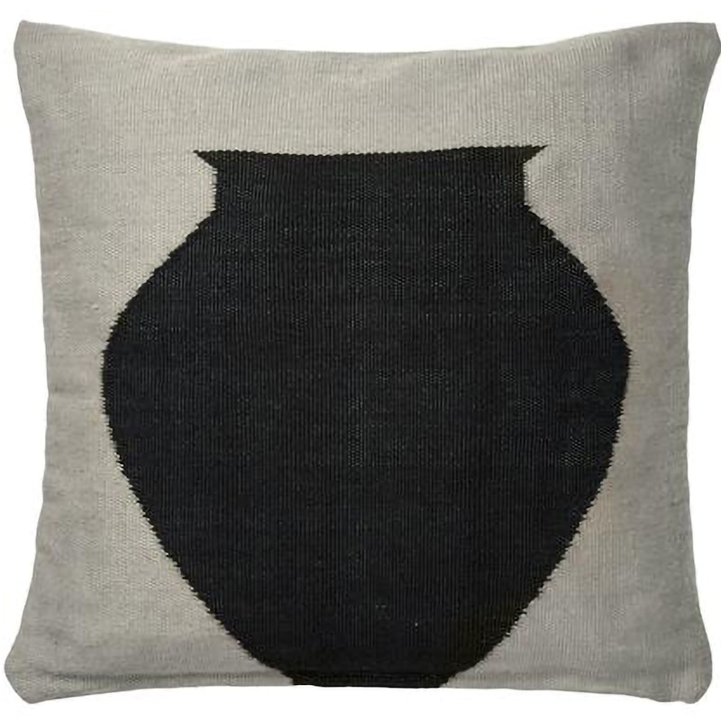 Delphine Cushion Cover 50x50 cm, Black