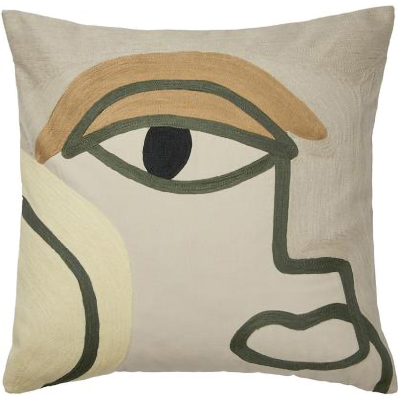 Manon Cushion Cover 50x50 cm, Beige