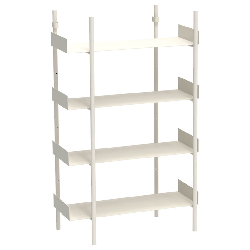 Nobuko Bookcase 4 Shelves, White