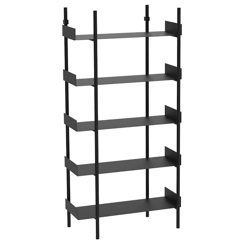 Nobuko Bookcase 5 Shelves, Black