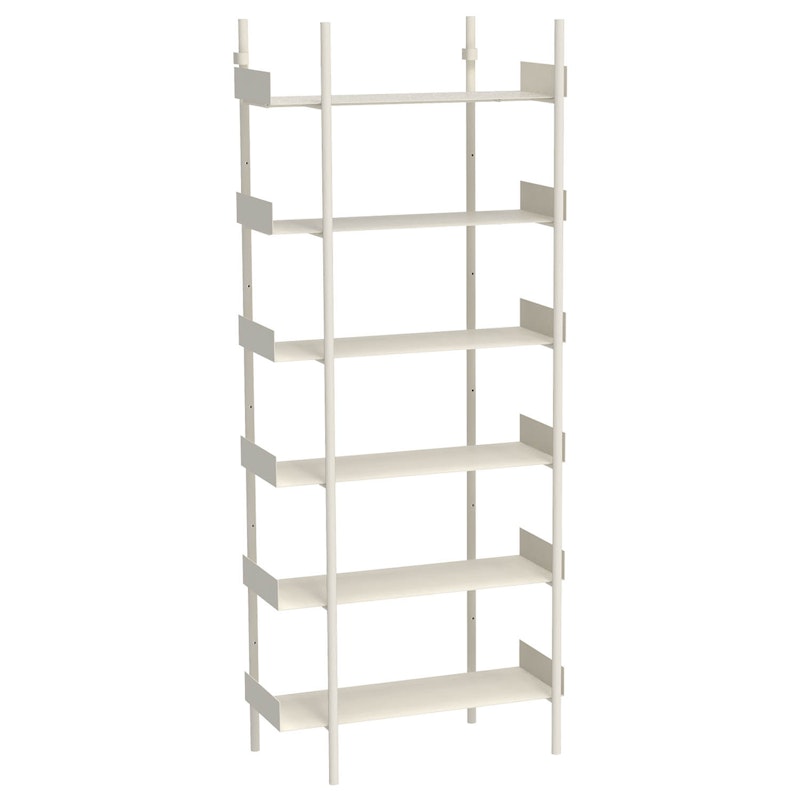 Nobuko Bookcase 6 Shelves, White