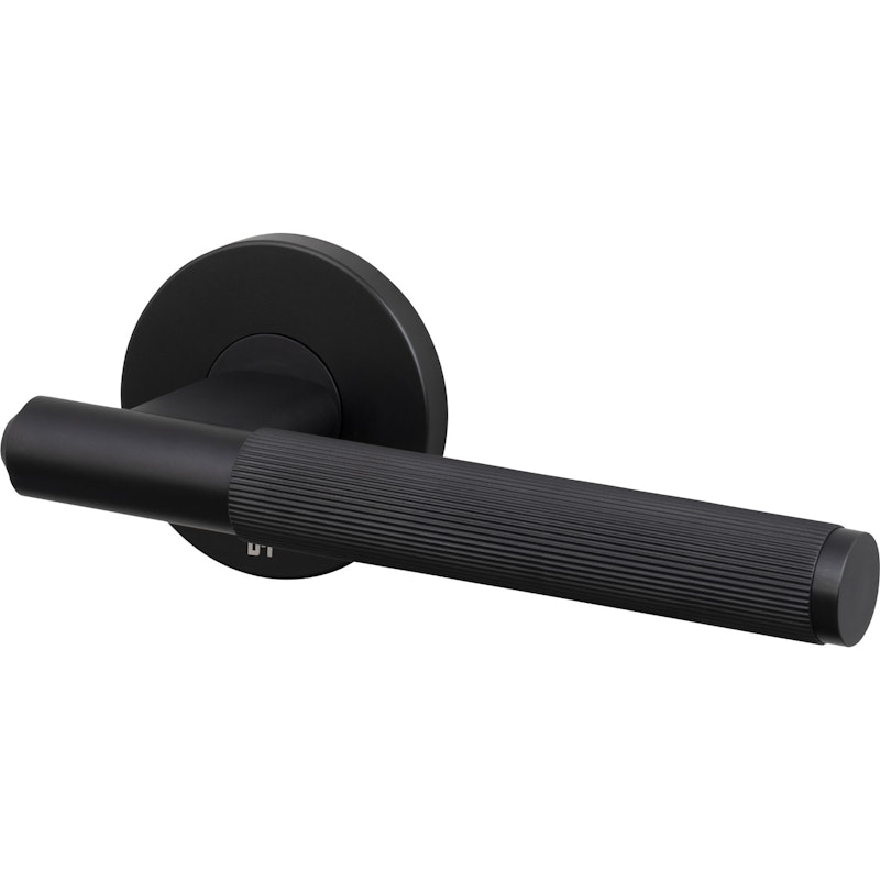 Door Handle Set Linear, Welders Black