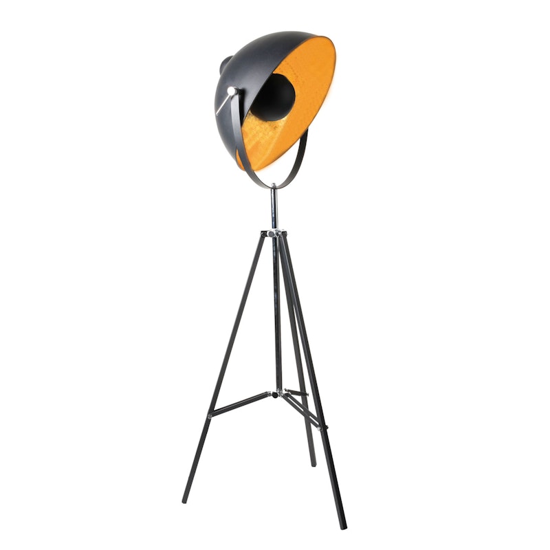 Captain Floor Lamp, Black / Gold