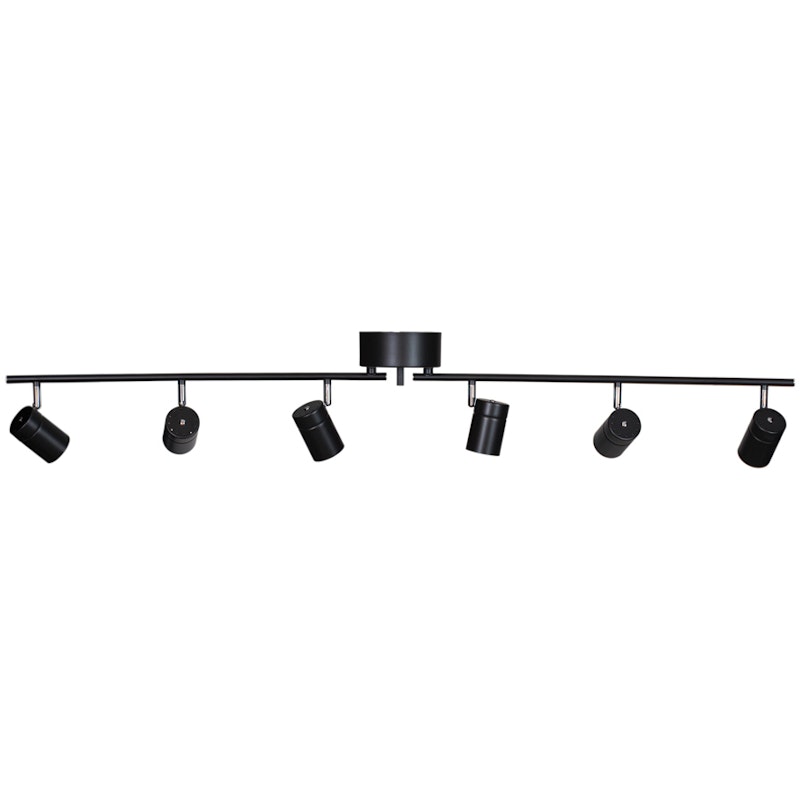 Correct Ceiling Light 6 Low, Black