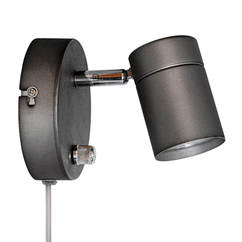 Correct Wall Lamp, Steel Grey