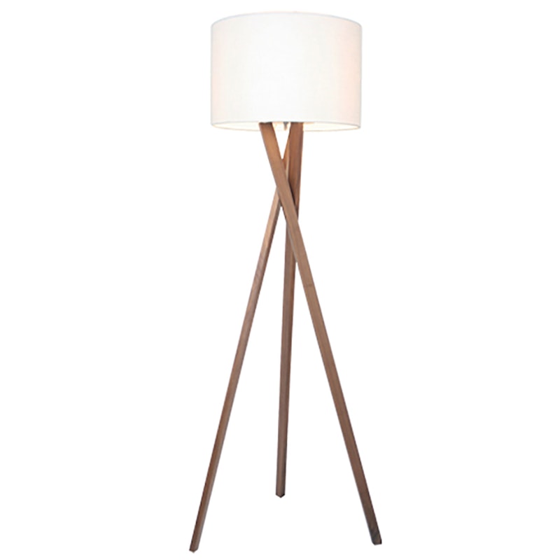 Vega Floor Lamp 160 cm, Walnut