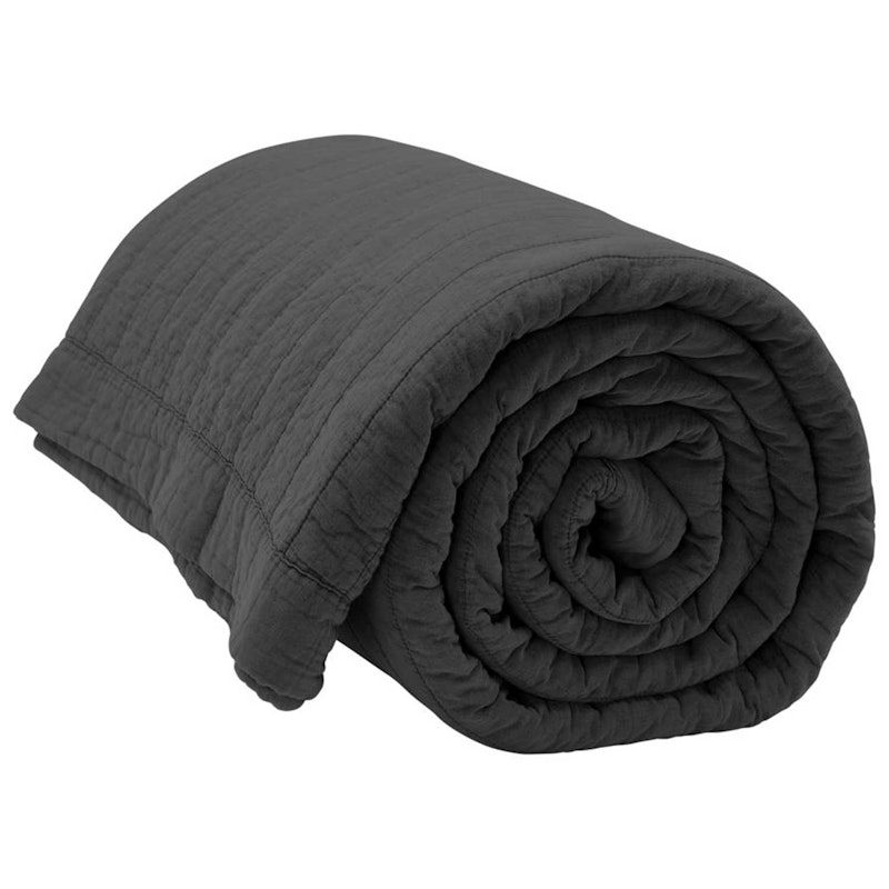 Magnhild Filled Bedspread 280x280 cm, Coal