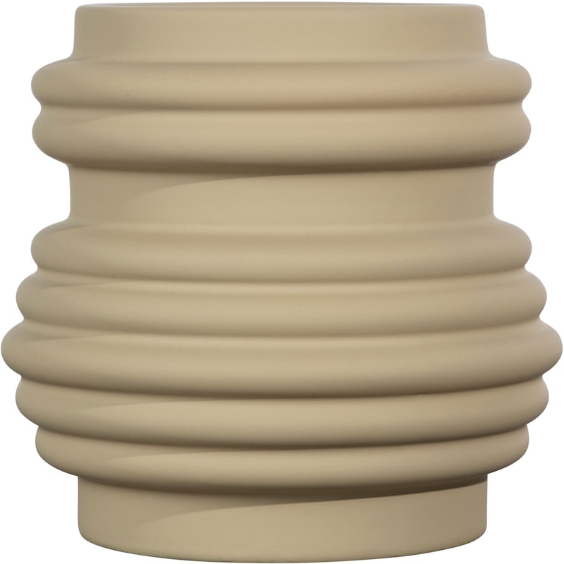 Mila Vase Small 16 cm, Beige