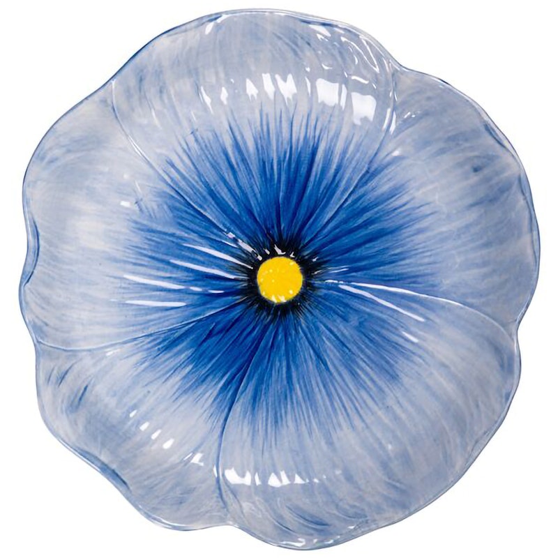 Poppy Bowl 30 cm, Blue