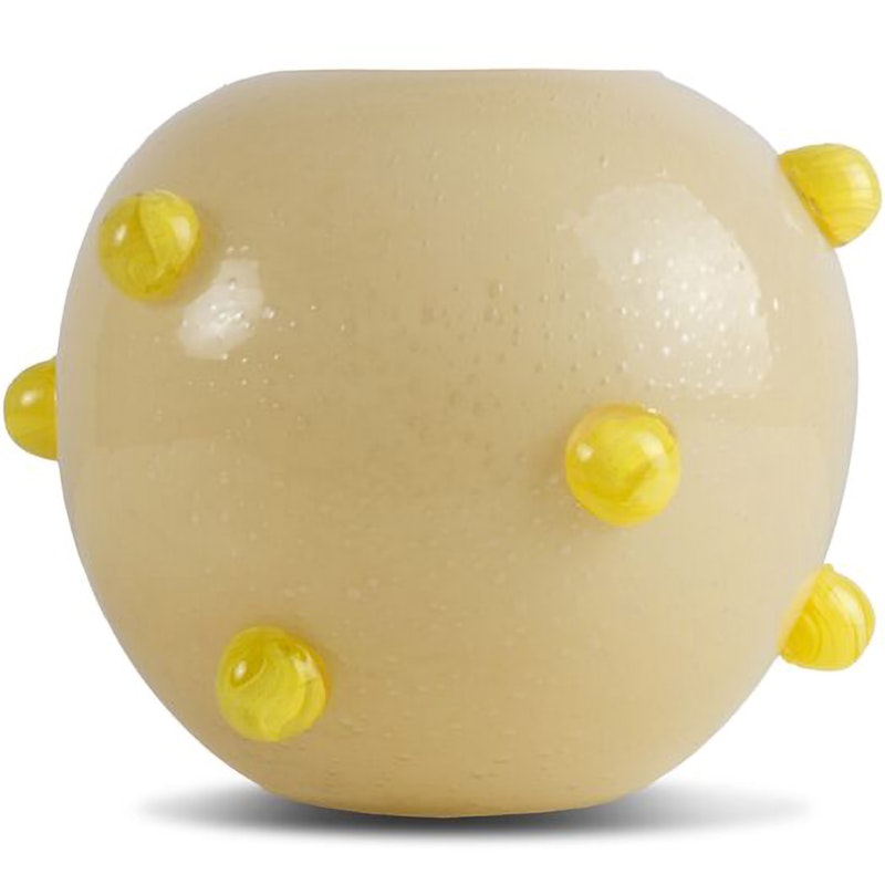 Arlo Vase, Beige / Yellow