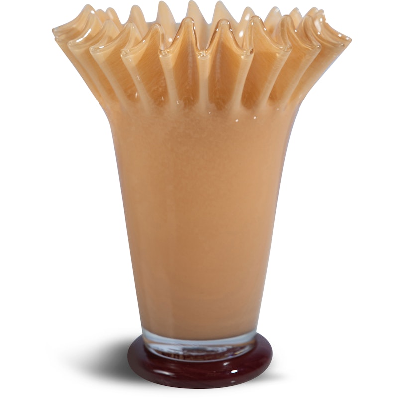 Lori Vase 20,5 cm, Yellow / Bordeaux