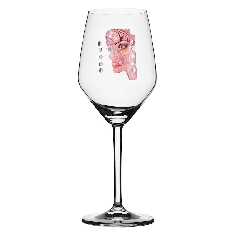 Moonlight Queen Rosé Wine Glass 40 cl, Pink