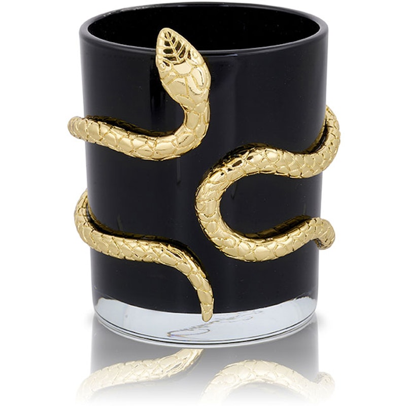 Snake Candle Holder, Black