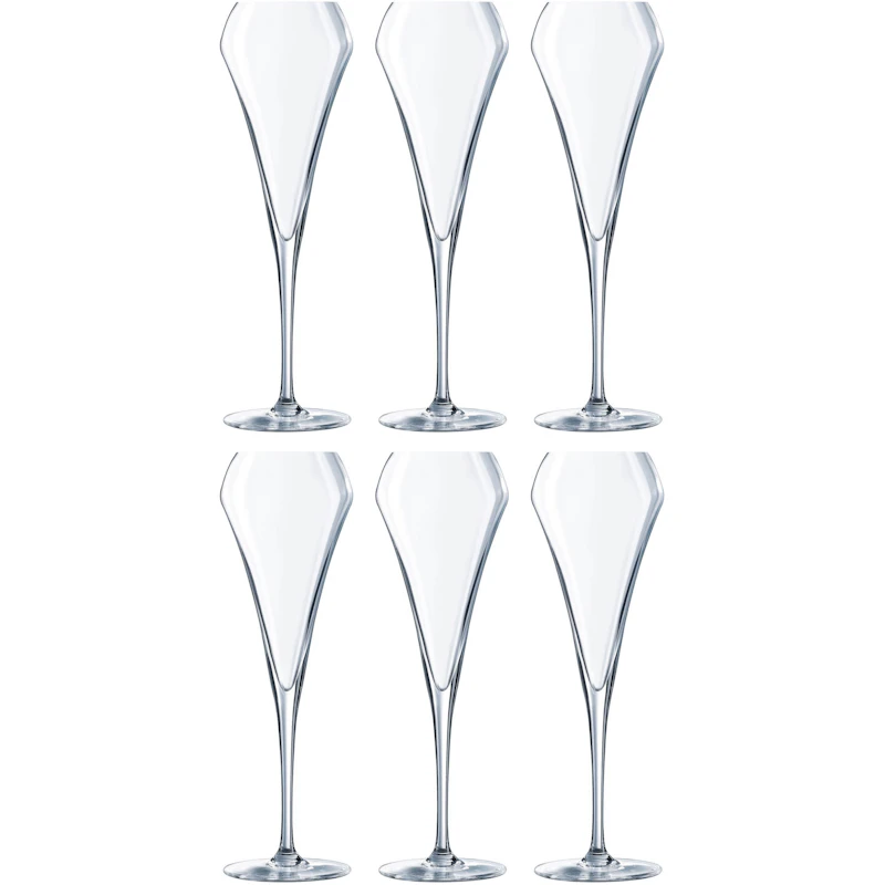 Open Up Champagne Glass 20 cl, 6-pack