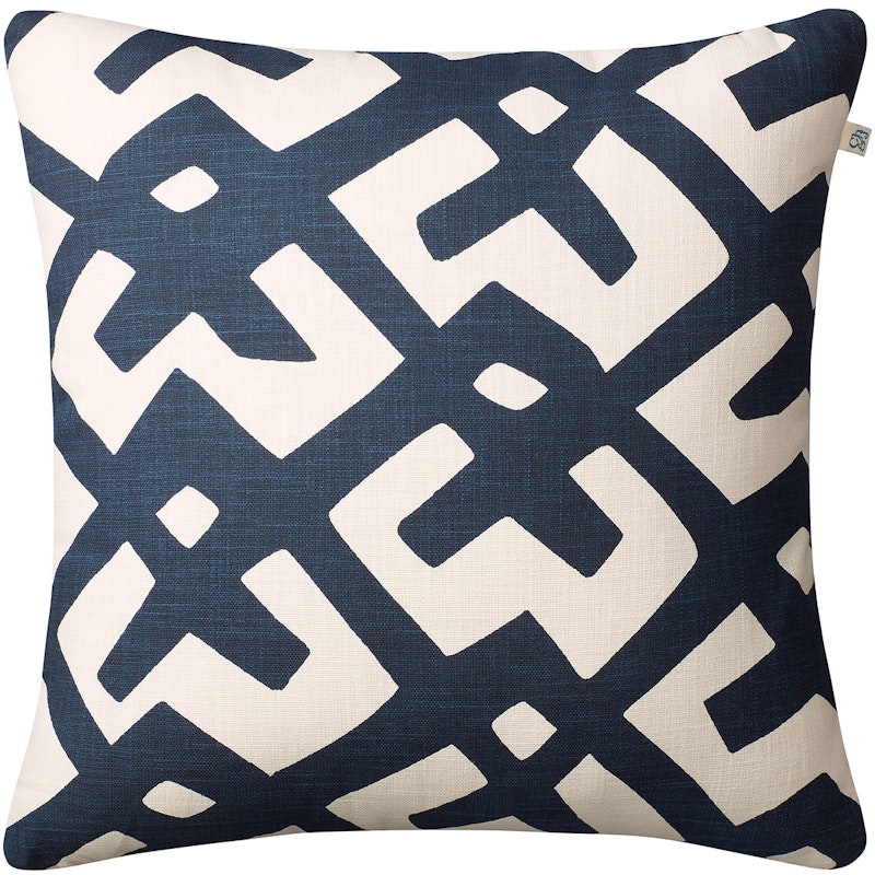 Dadra Cushion 50x50 cm, Blue / Off White