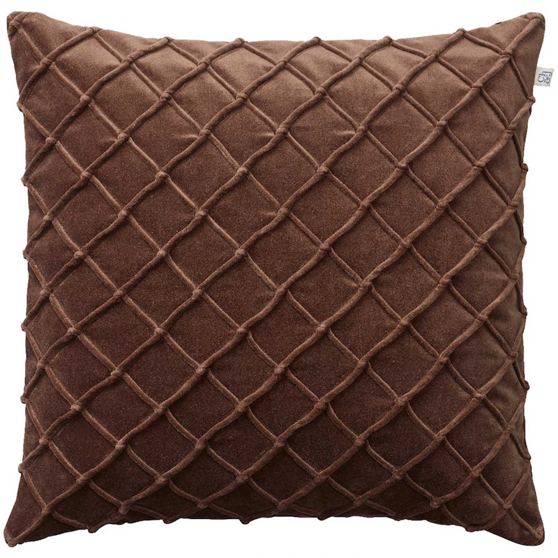 Deva Cushion Cover 50x50 cm, Brown