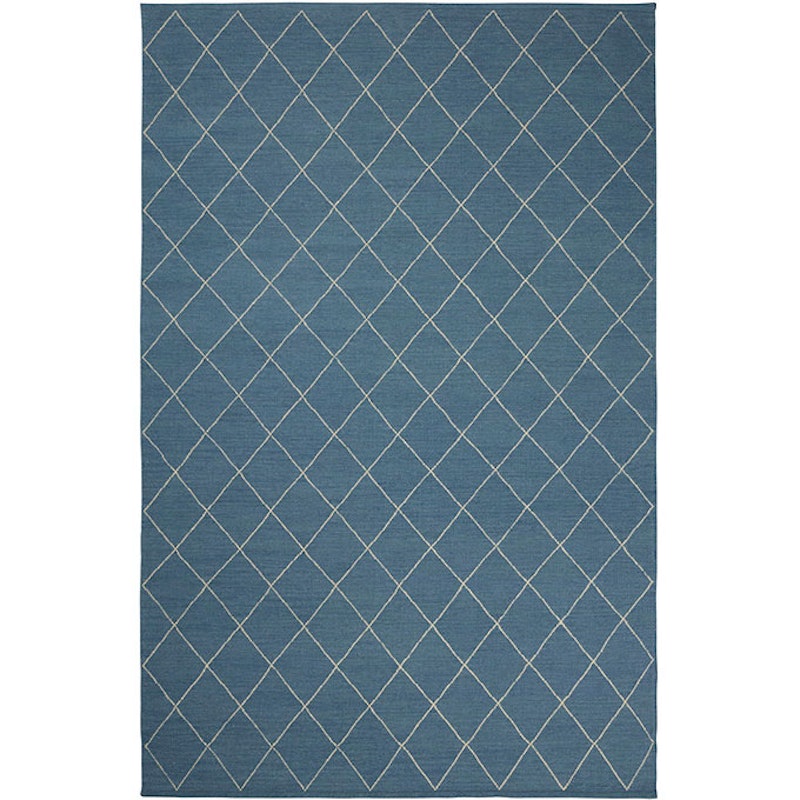 Diamond Rug 184x280 cm, Heaven Blue/Off White