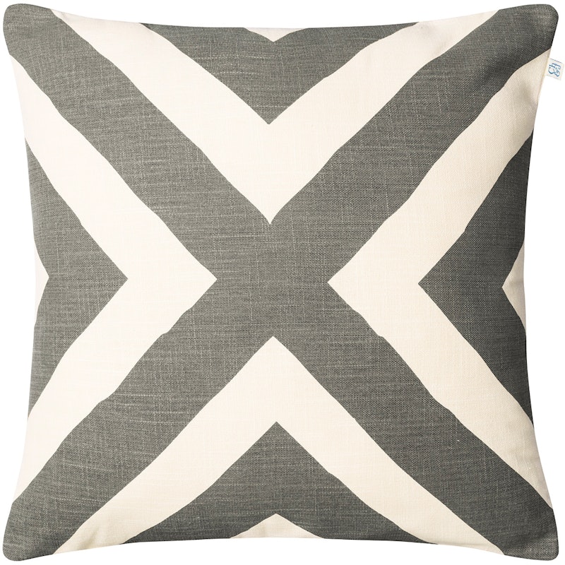 Impal Cushion Outdoor 50x50 cm, Grey / Off-white