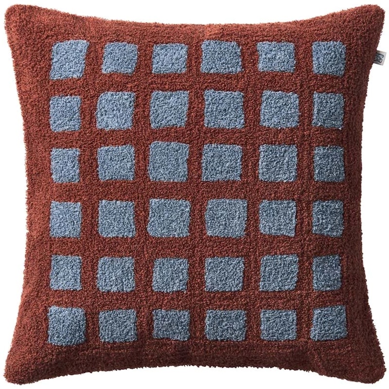 Mohan Cushion Cover 50x50 cm, Terracotta / Dusty Blue