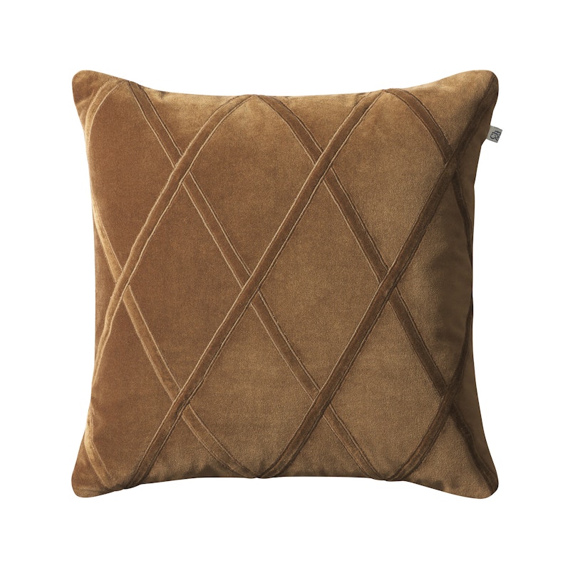 Orissa Cushion Cover 50x50 cm, Cognac